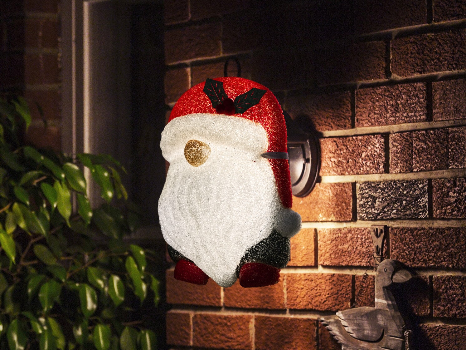 Skærm til Udendørsbelysning - Julenisse