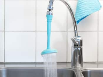 Fleksibelt vannspredehode til kjøkkenkranen