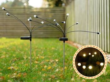 Firefly solcellelamper 2-pakning