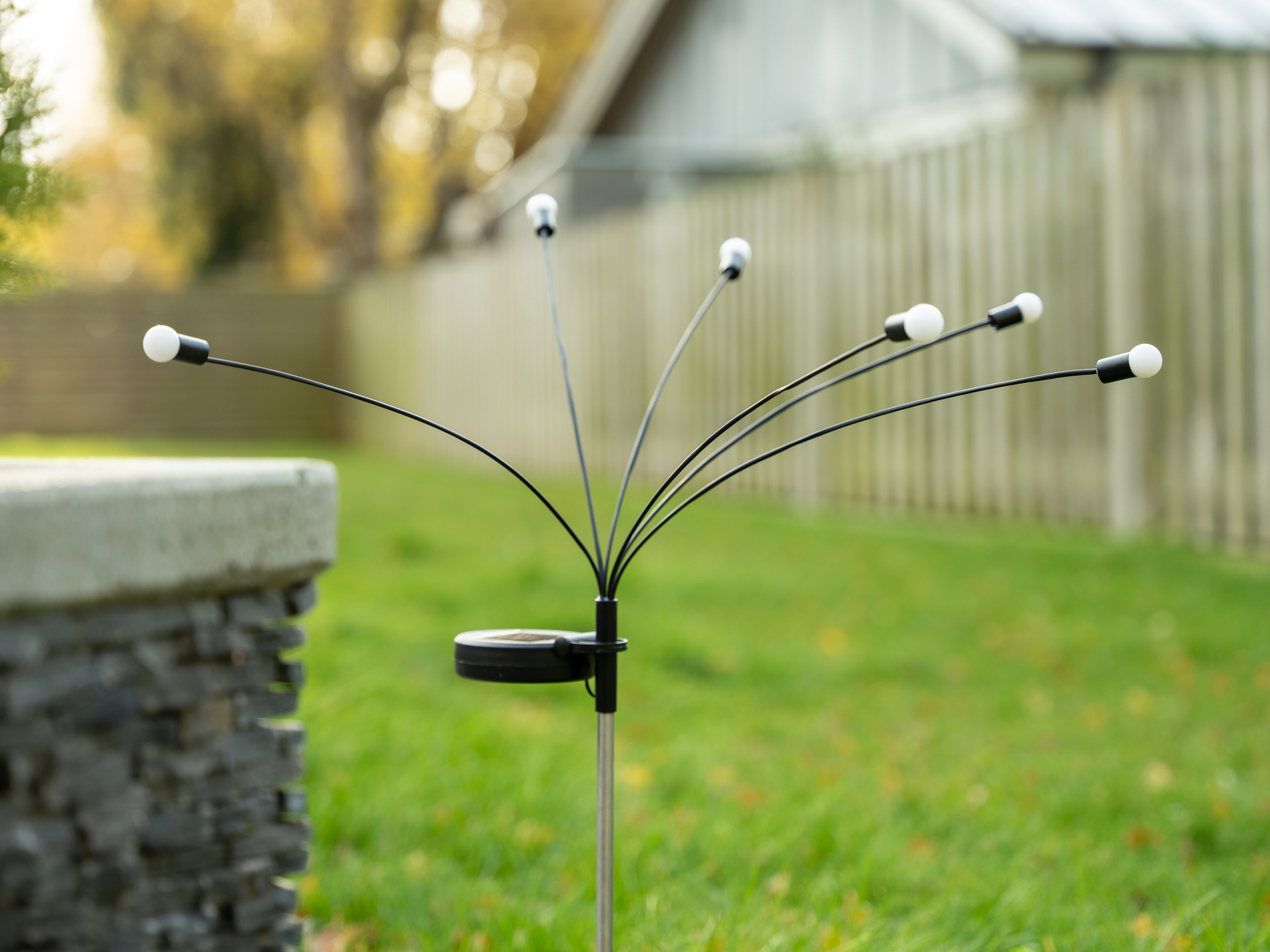 soldriven utebelysning