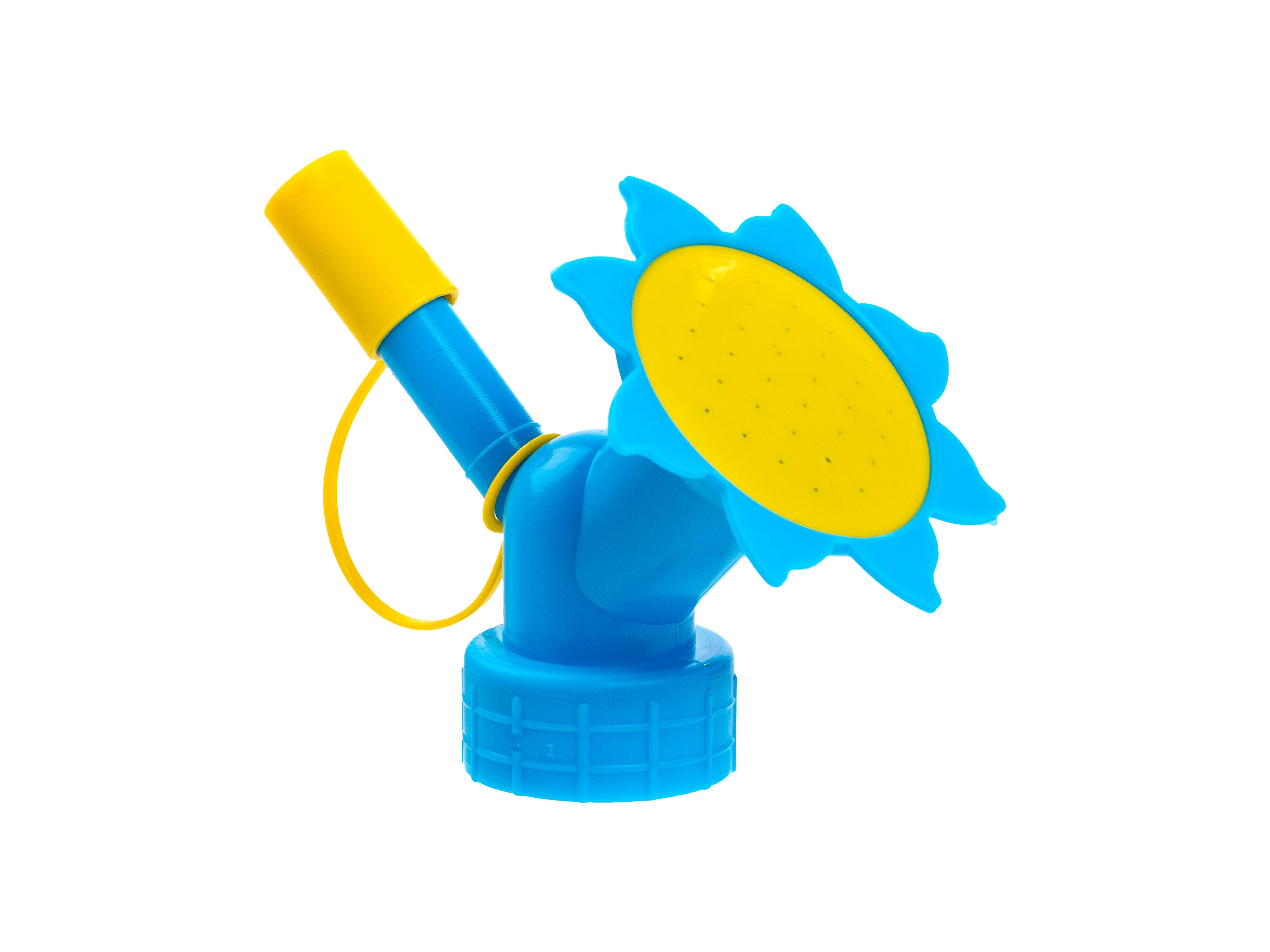 Flasche als Gießkanne