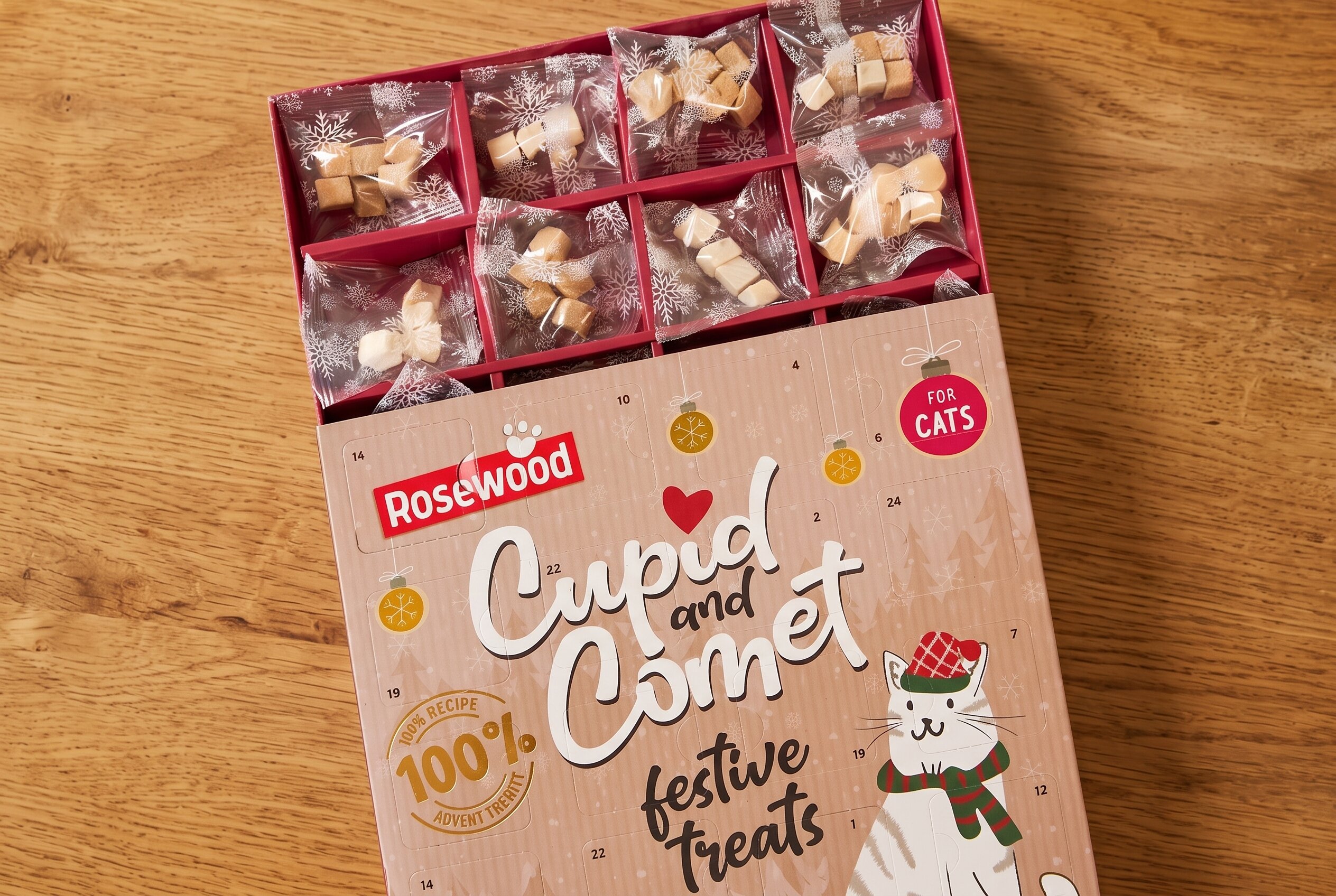 Cupid & Comet luksus-kattekalender