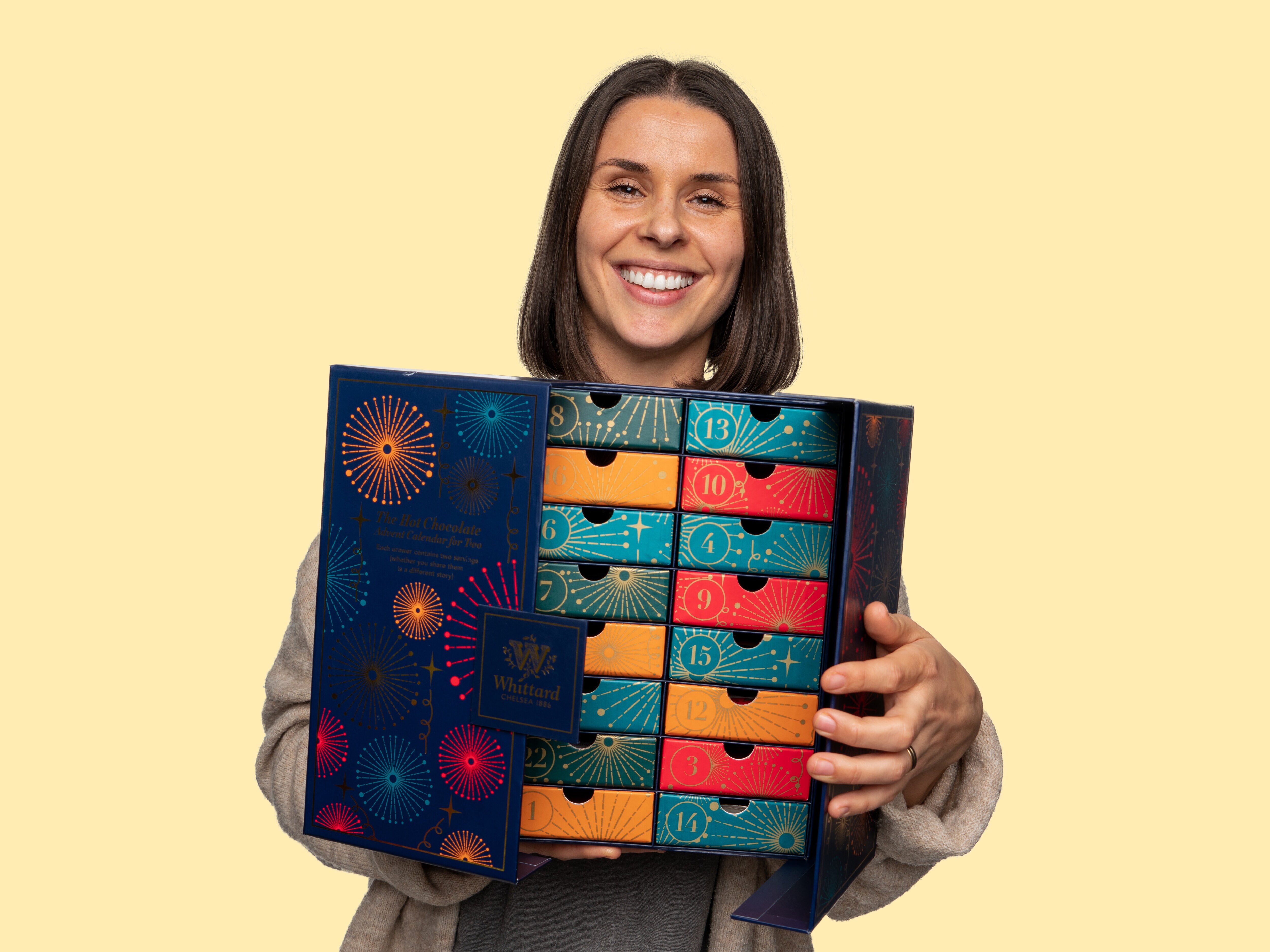 Whittard Varm Choklad Adventskalender för Två