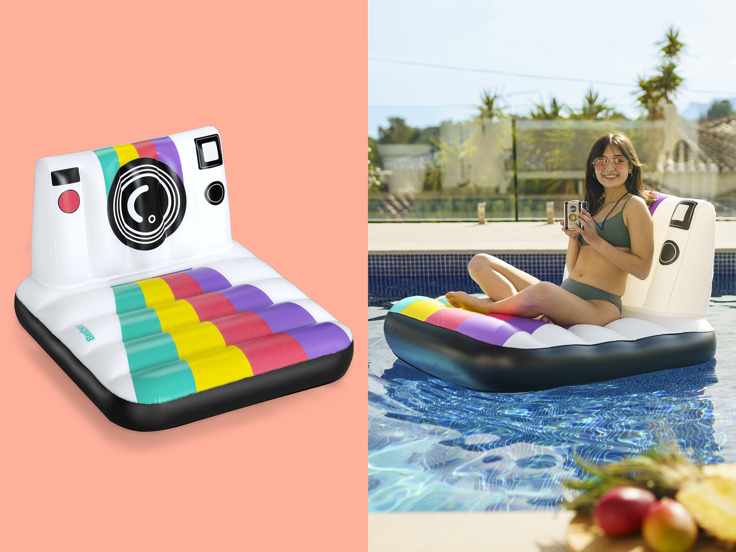 Luftmadras - Bestway Pose N' Float