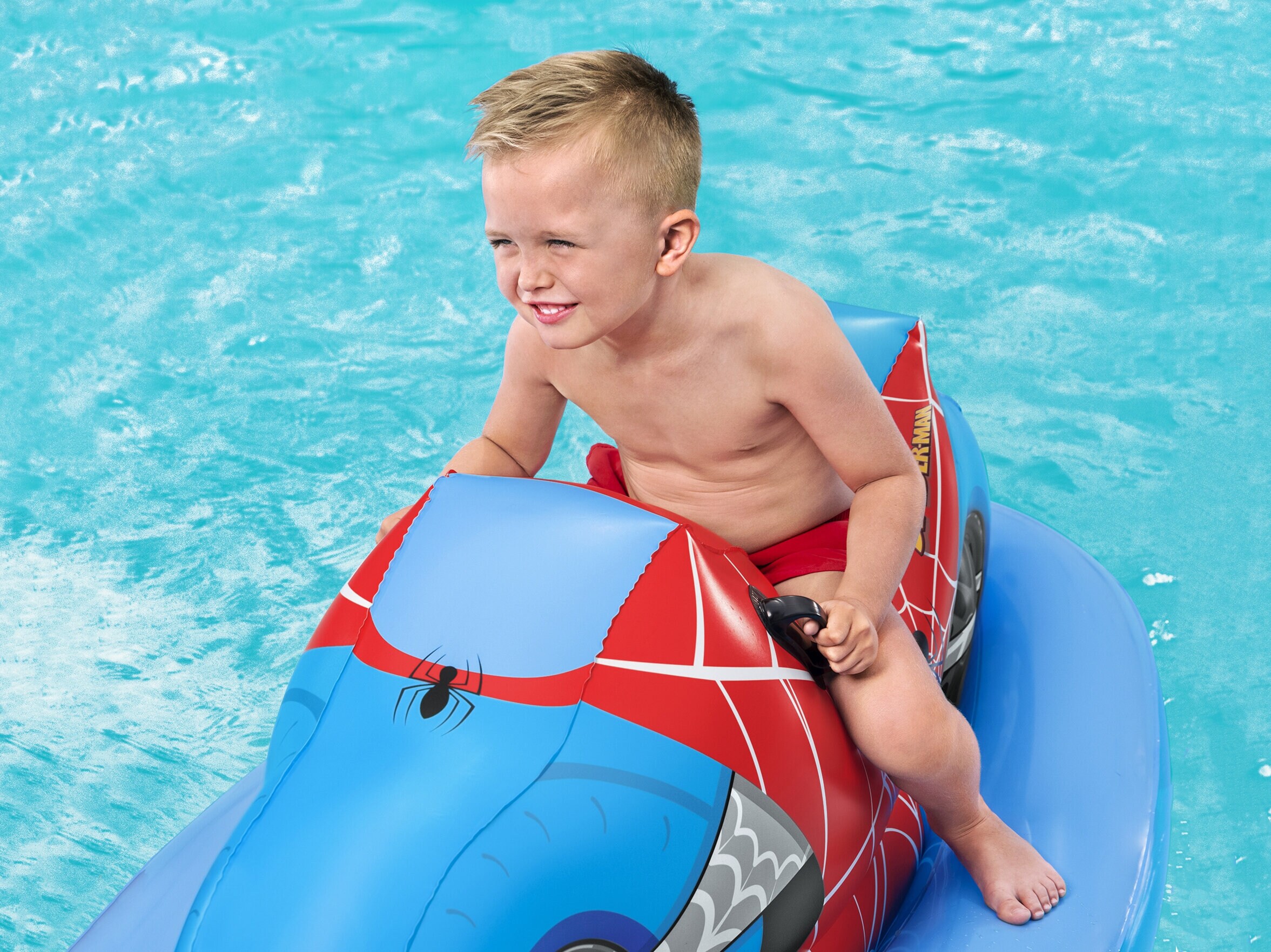 Spiderman Luftmatratze - Bestway Spiderman Ride-On