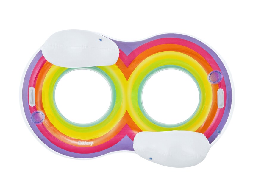 Badring för Två - Bestway Rainbow Dreams Double | Coolstuff.se