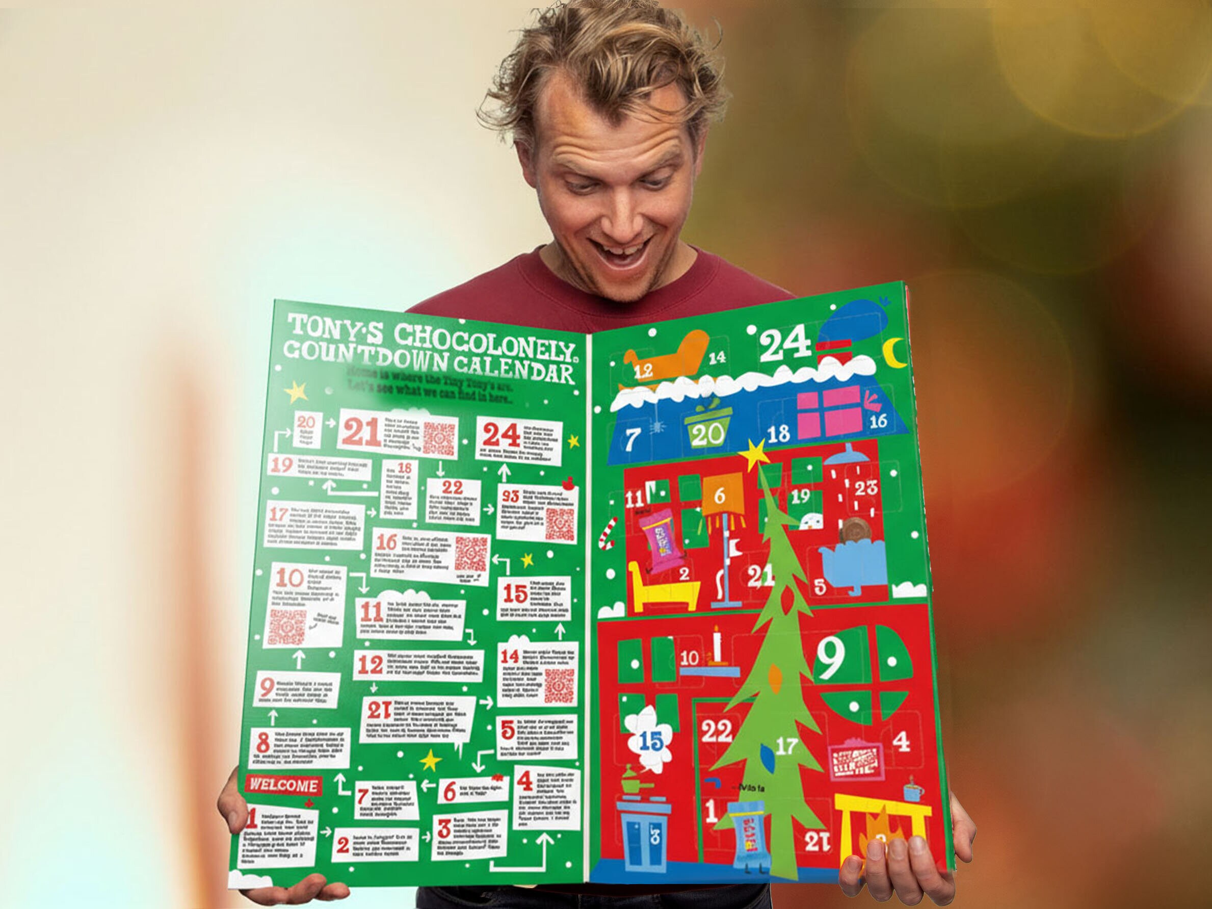 Tonys Chocolonely Chokoladejulekalender