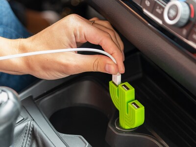 usb-lader med 3 porter