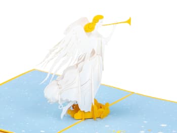 Pop Up-kort - Julekort med Engel