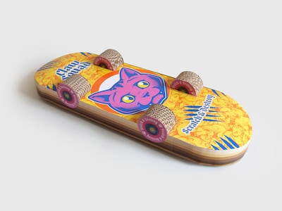 Kratzbrett skateboard