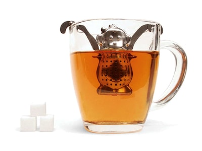 kikkerland monkey tea infuser