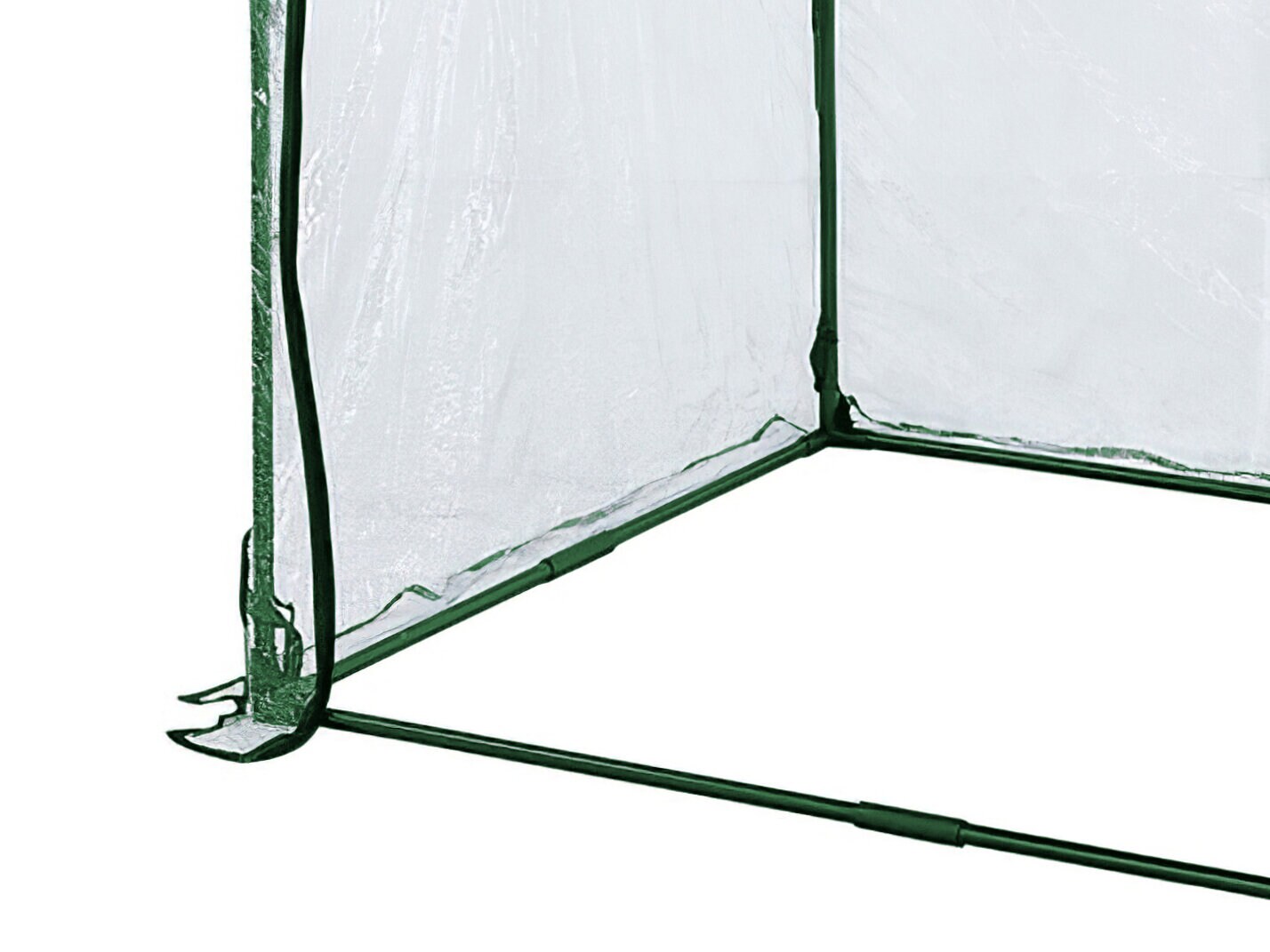 Gewächshaus auf Palettenaufsatz