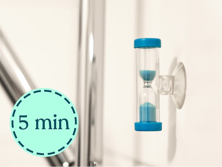 Timglas Timglas med Sugpropp 5 minuter | Coolstuff.se