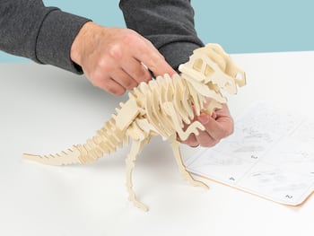 3D-Holzpuzzle Dinosaurier