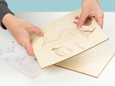 dinosaurus skelet sammel selv