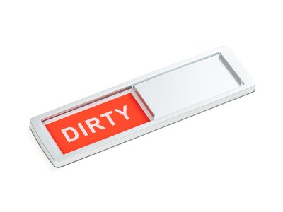 dirty clean diskmaskin skylt