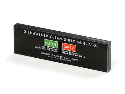 skylt diskmaskin smutsigt