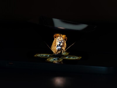 projektorin hologrammi