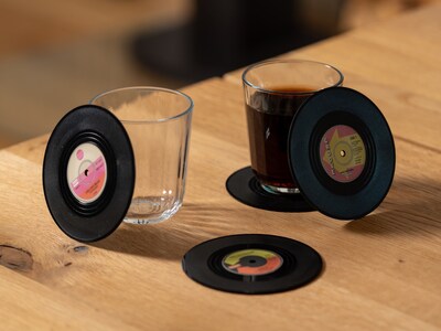 vinylskiver glasunderlag