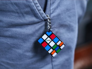 Rubiks Kub 3x3 Nyckelring