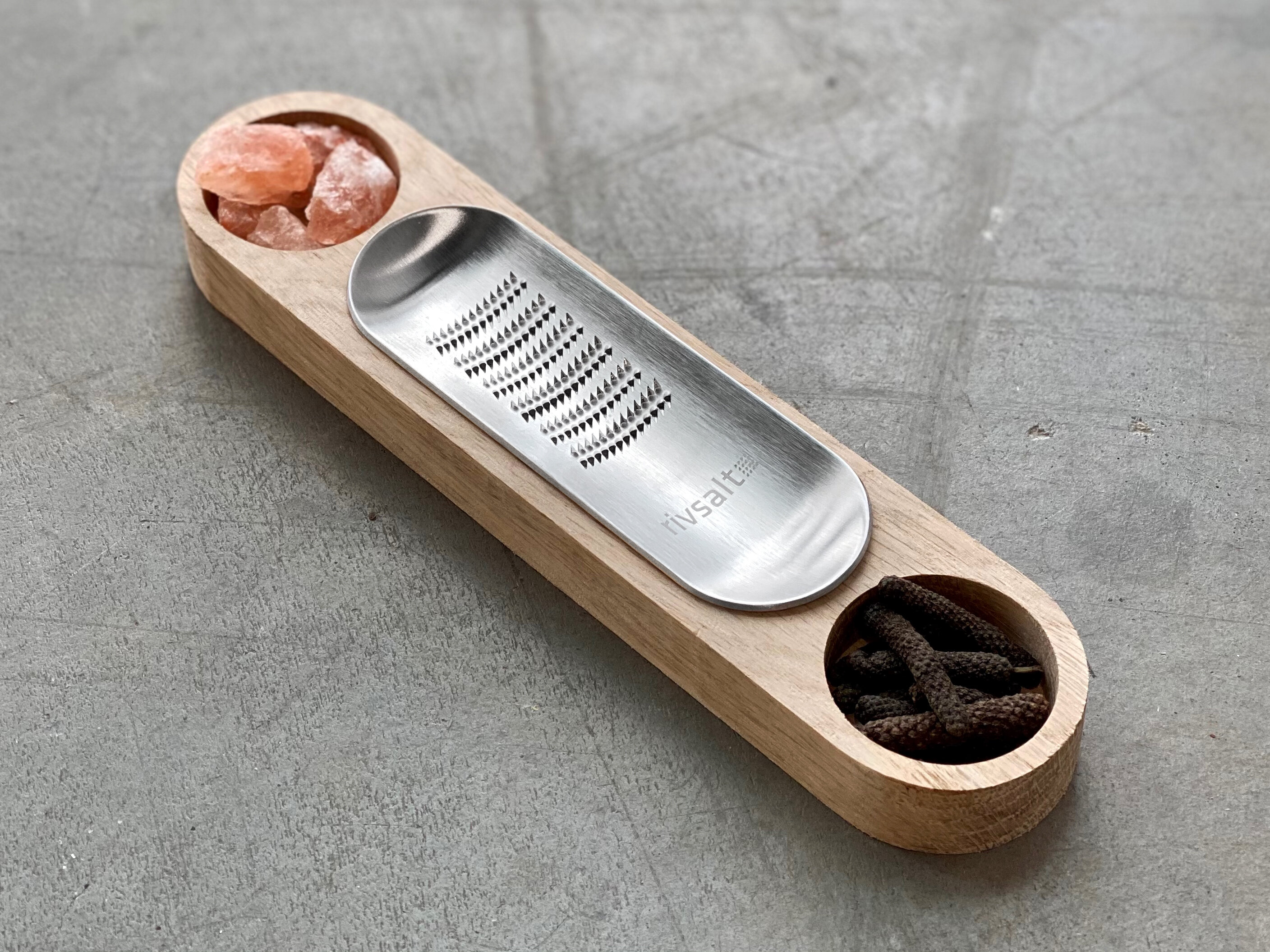 Rivsalt - Salz &amp; Pfeffer mit Reibe