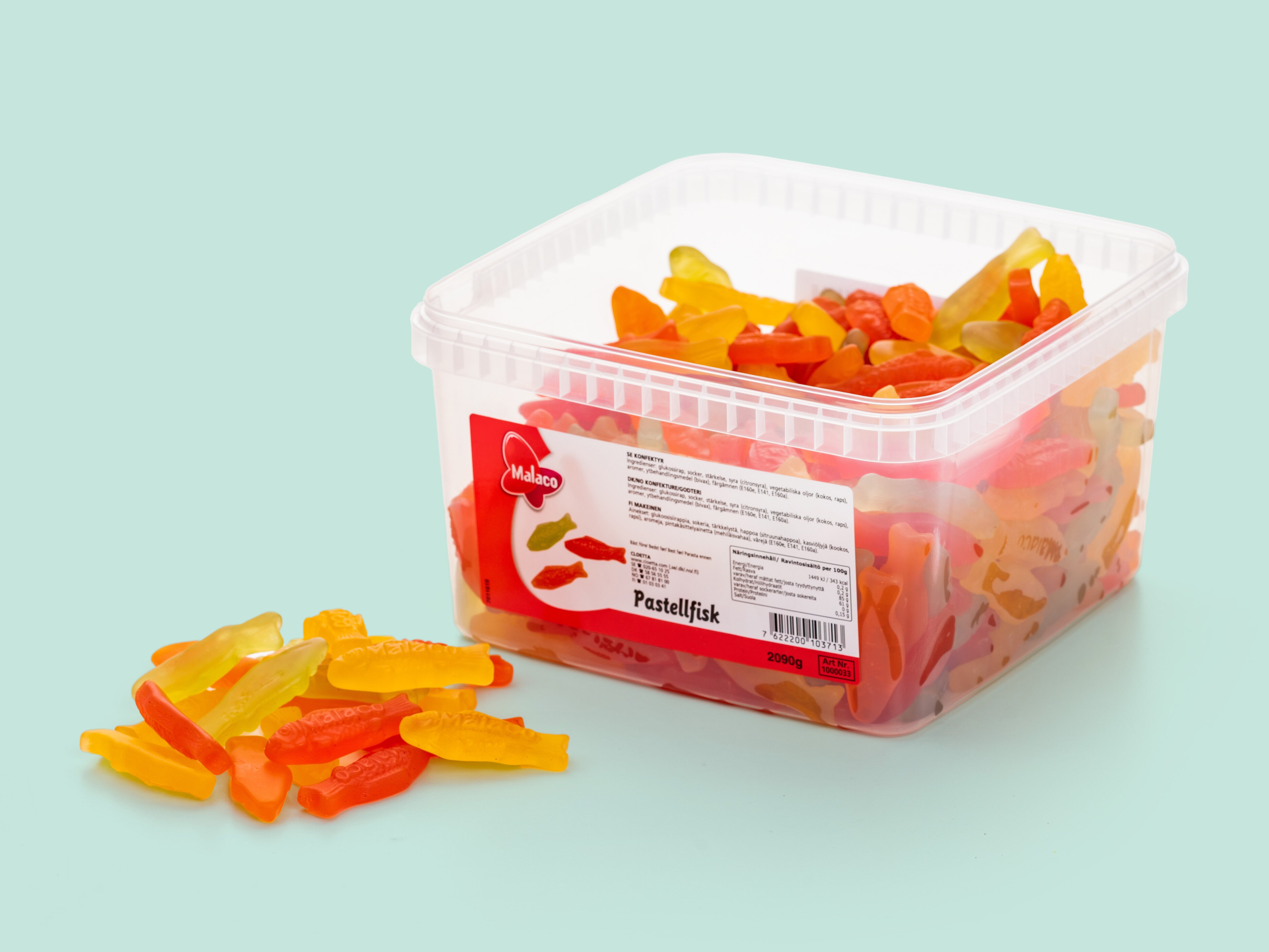 godteri i stor pakke