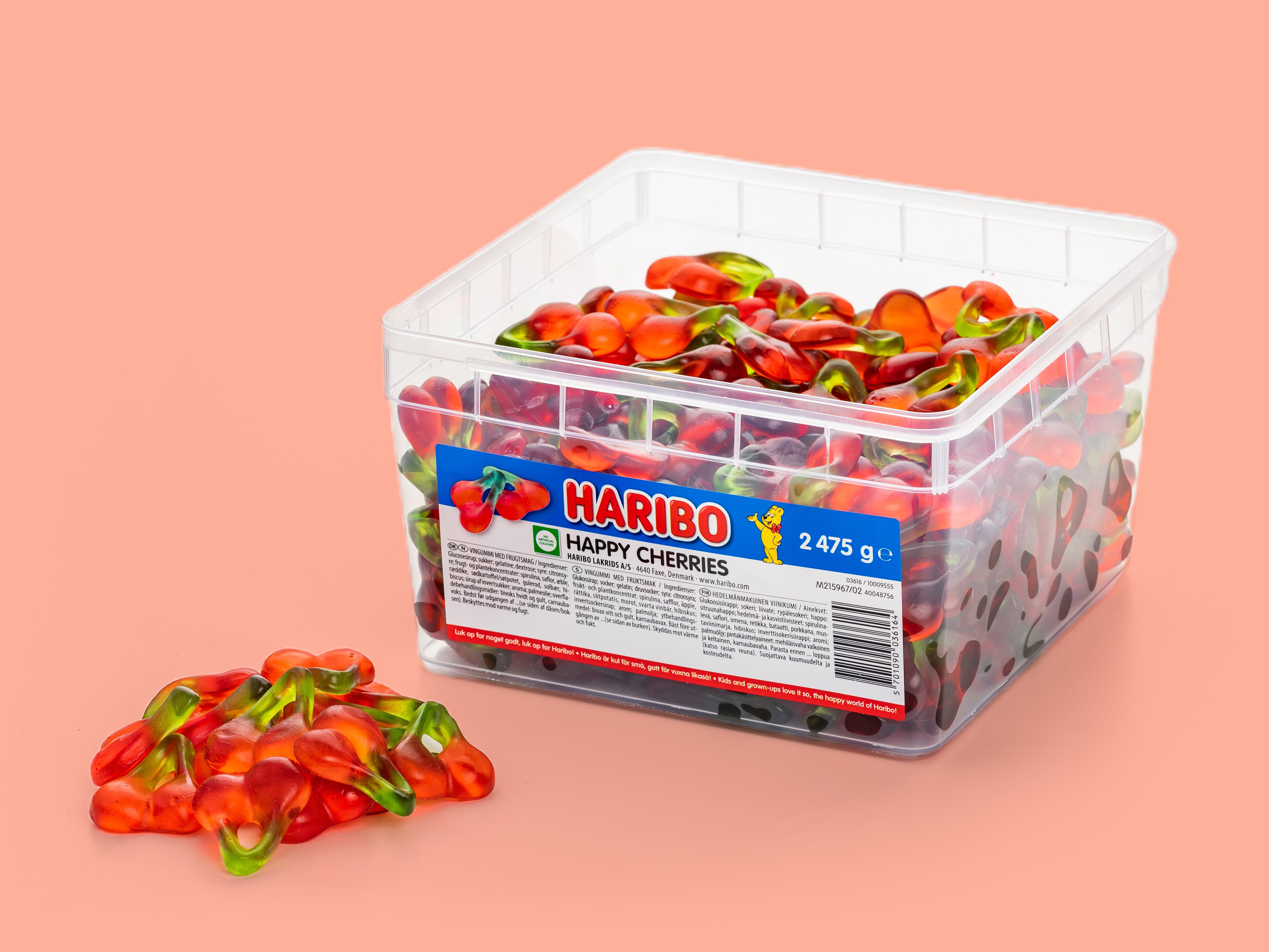 godteri i stor forpakning