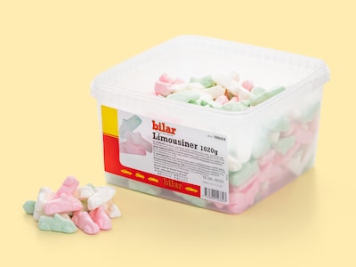 godteri i stor forpakning