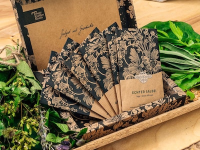 geschenkbox gärtnerei