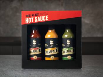 Chili Klaus Hot Sauce Gaveæske