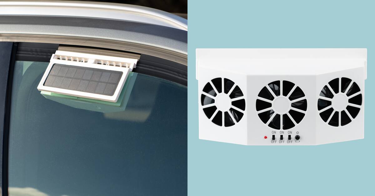 Kaufe 🎁 Solarbetriebener Ventilator Fürs Auto ➡️ Online auf Coolstuff🪐