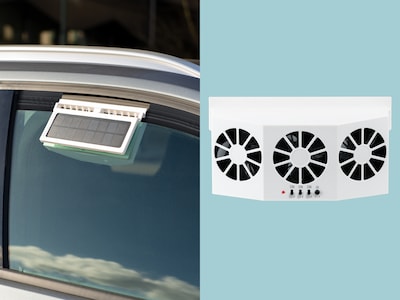 Solcelledrevet vifte til bilen