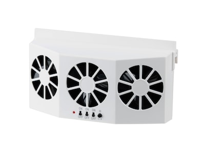 Solcelledrevet vifte til bilen