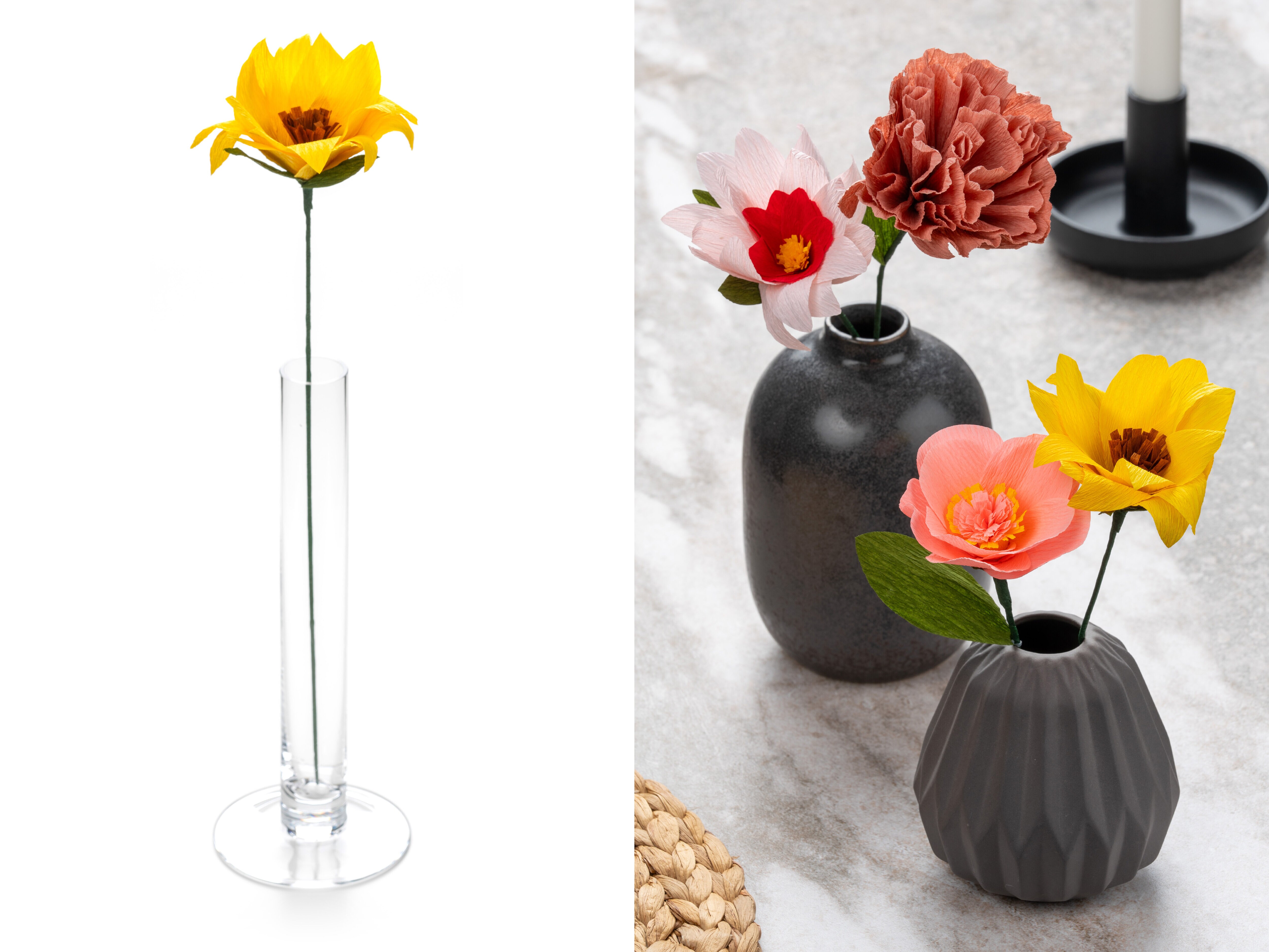 Papierblume - Sonnenblume