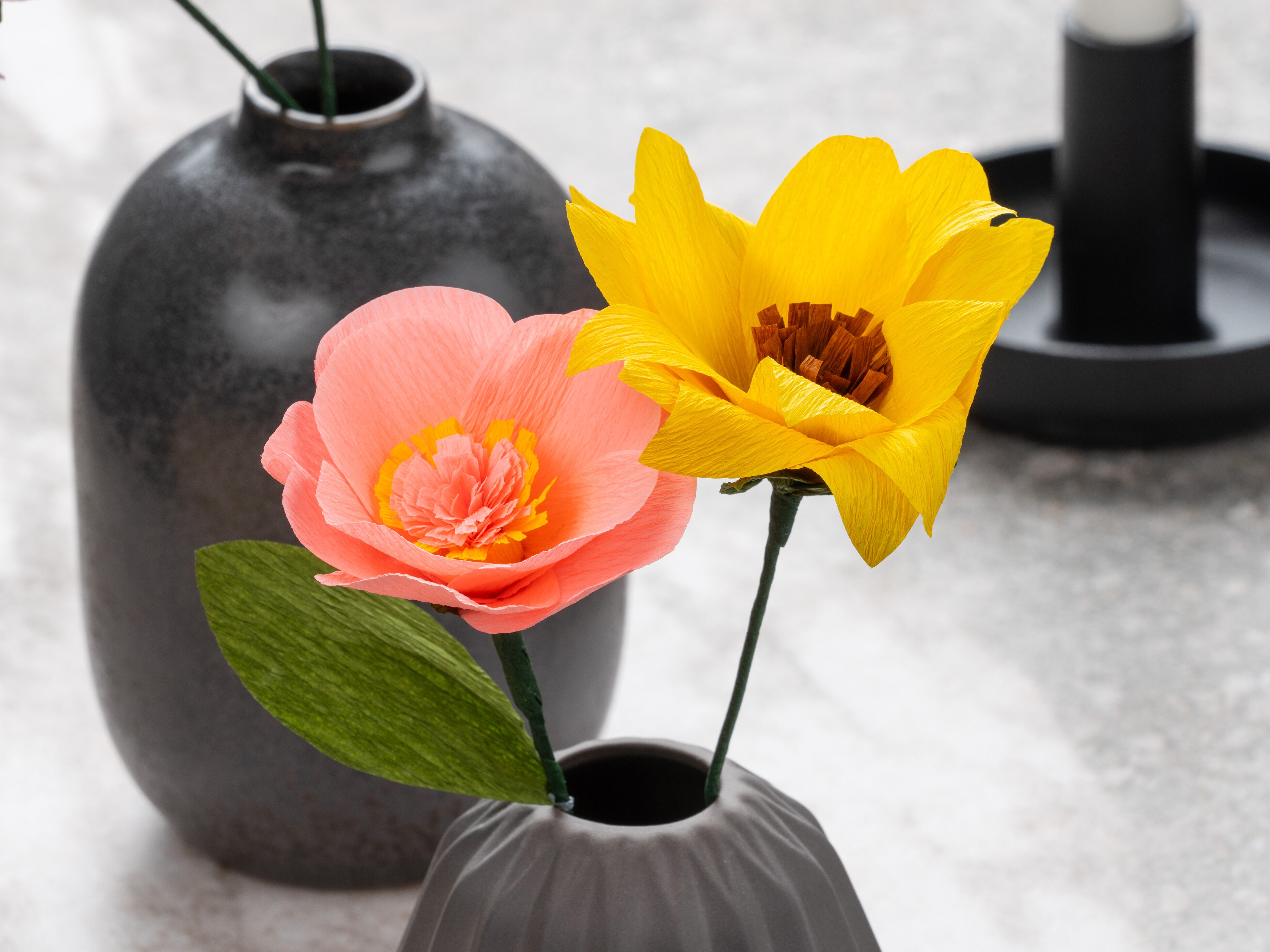 Papierblume - Sonnenblume