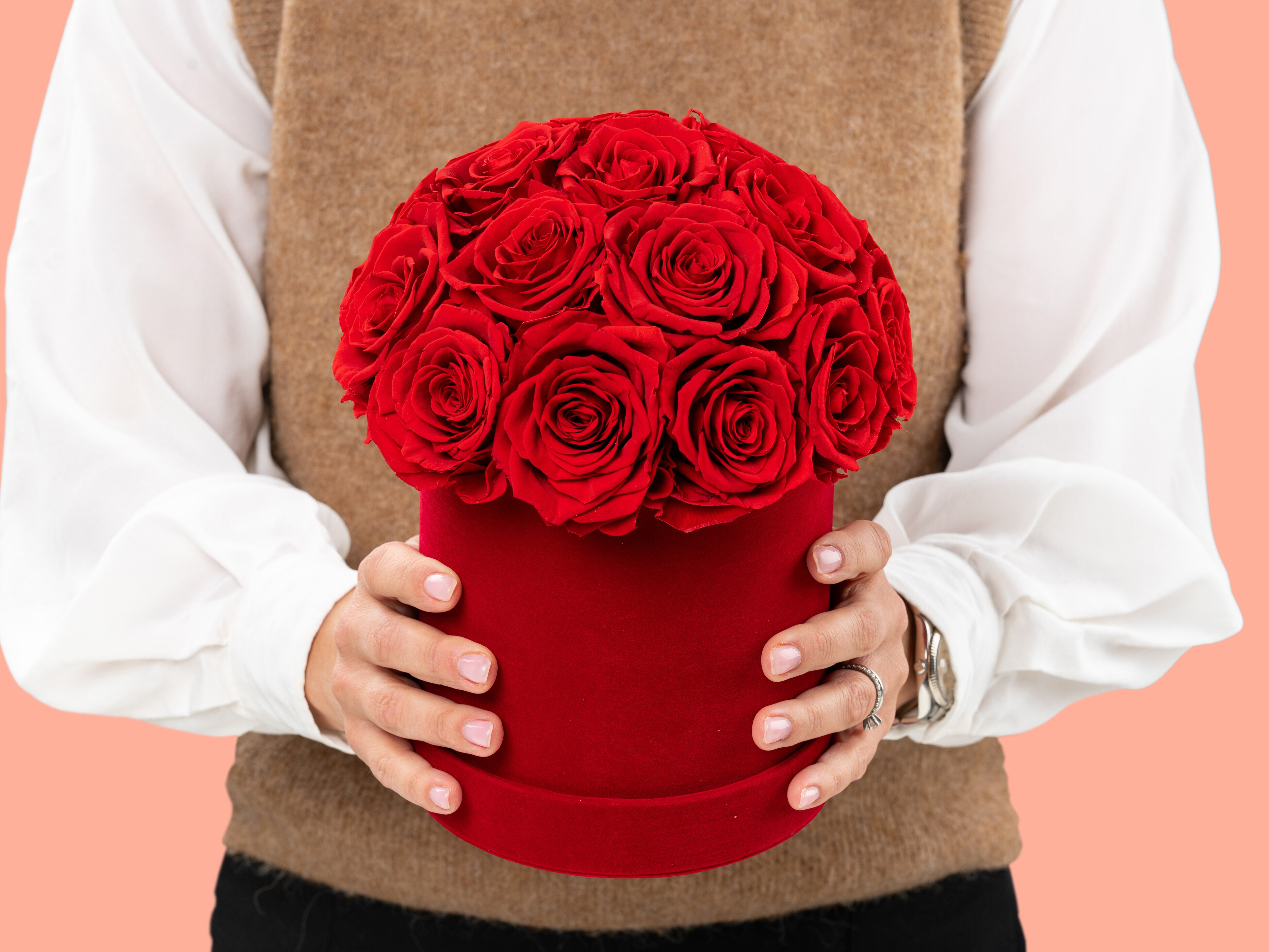 bukett evighetsrosor