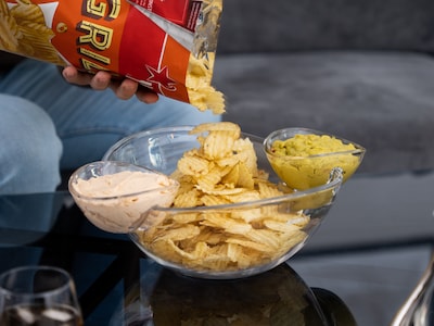 Chips och dubbel-dippskål - KitchPro