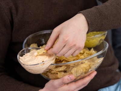 Chips och dubbel-dippskål - KitchPro