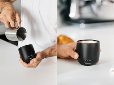 kopp som holder kaffen varm