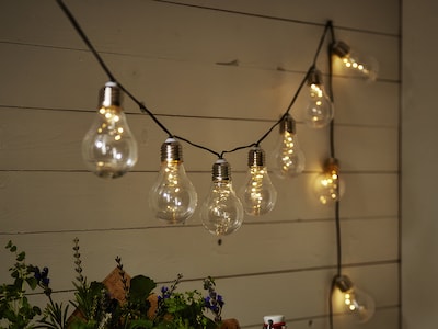 Solcelledrevet Lysslynge - Hvit