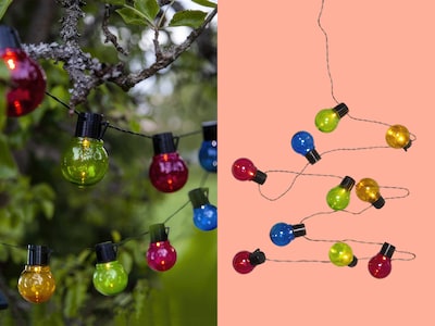 Solcellsdriven Ljusslinga - Flerfärgad