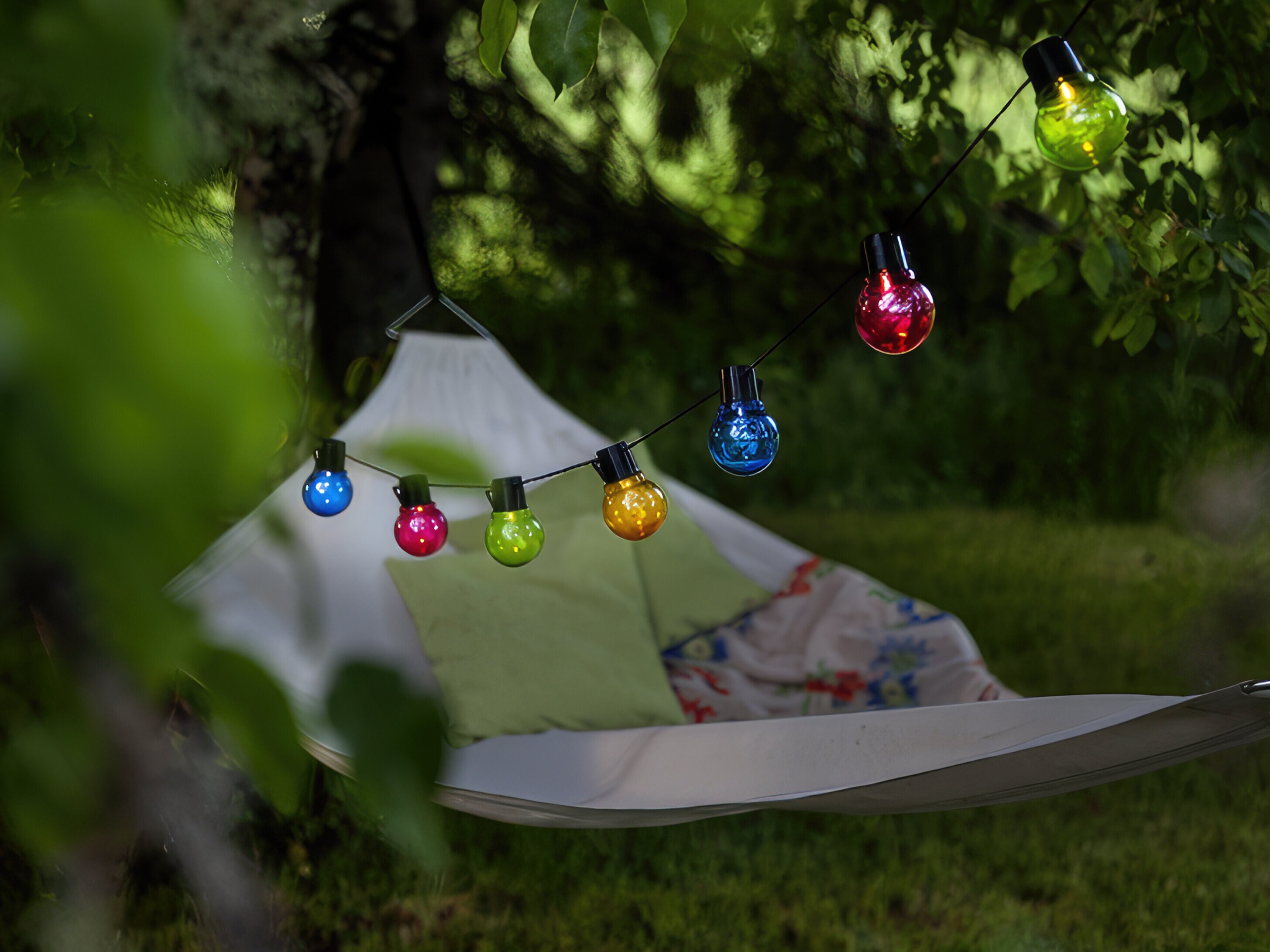 Solcellsdriven Ljusslinga - Flerfärgad