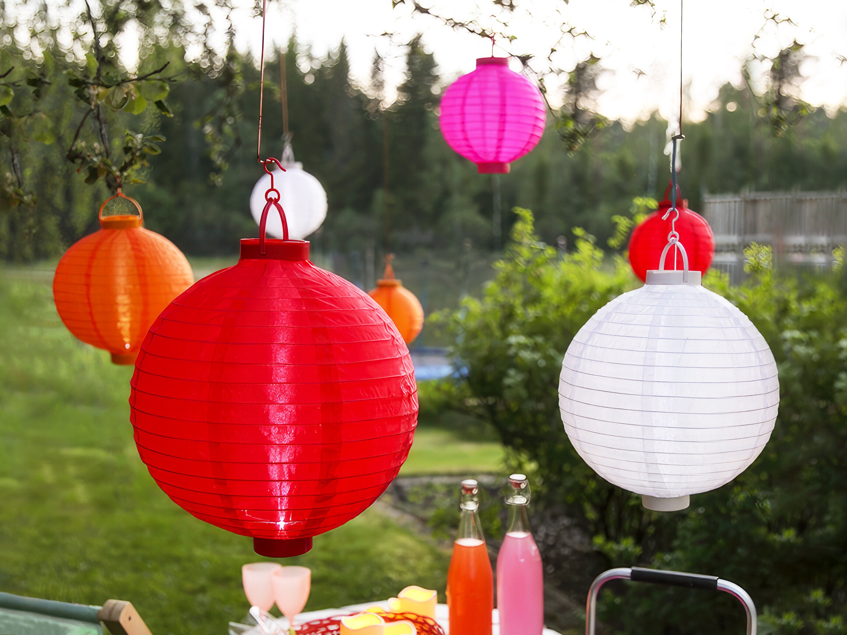 Solarbetriebene Papierlaterne