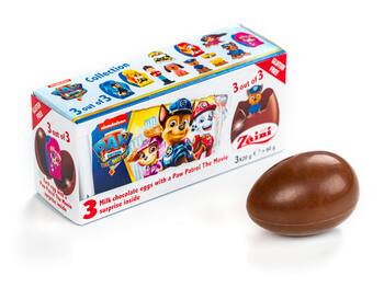 Paw Patrol Chokladägg 3-pack