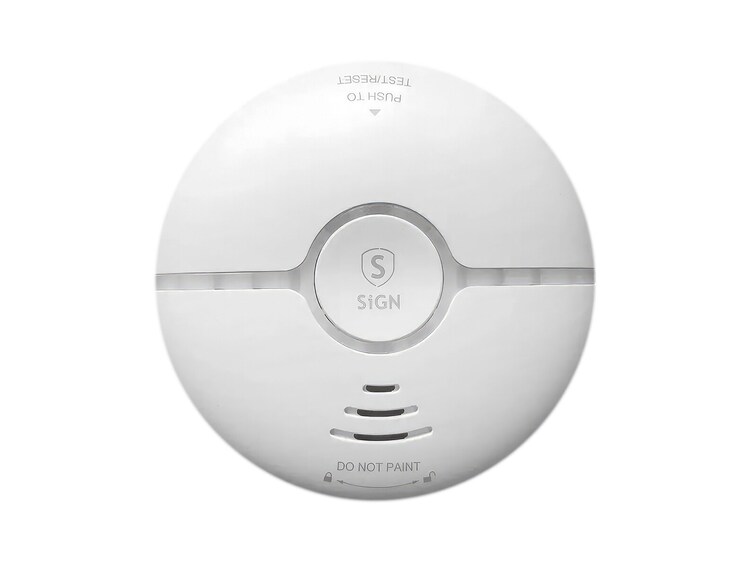 HEIMAN WLAN Slimme rookmelder met 10 jaar levensduur, wifi-brandmelder met verwisselbare lithiumbatterij, DIN EN14604, 85 dB-alarm, mute-knop, wit HEIMAN WLAN Slimme rookmelder met 10 jaar levensduur, wifi-brandmelder met verwisselbare lithiumbatterij, DIN EN14604, 85 dB-alarm, mute-knop, wit