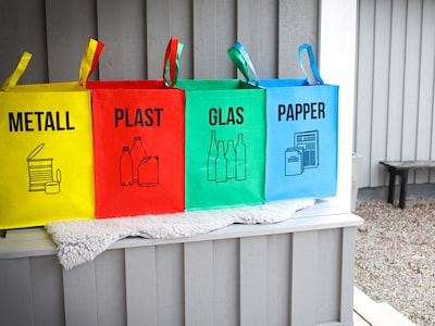 kassar till källsortering