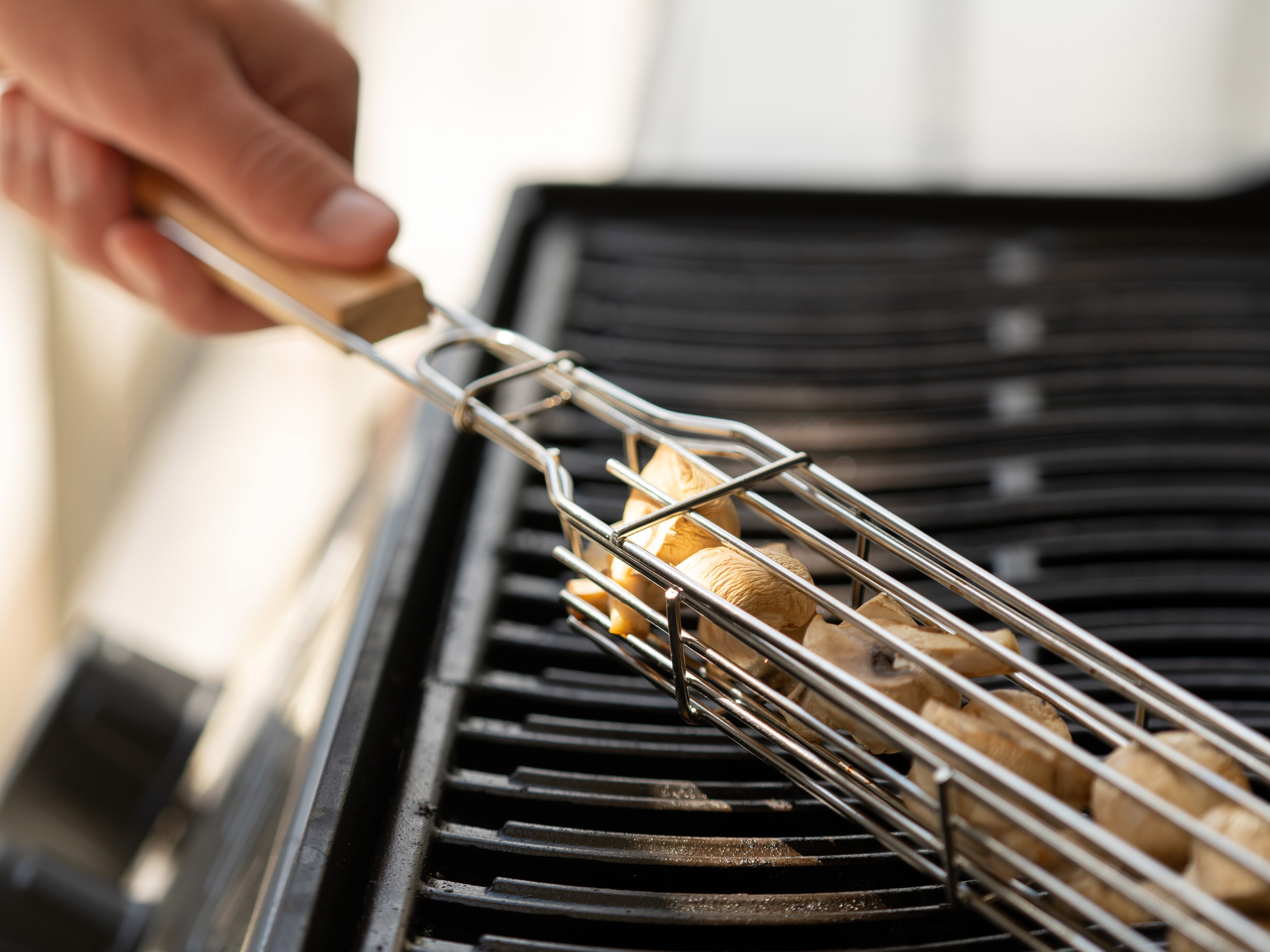 Grillkorb aus rostfreiem Stahl