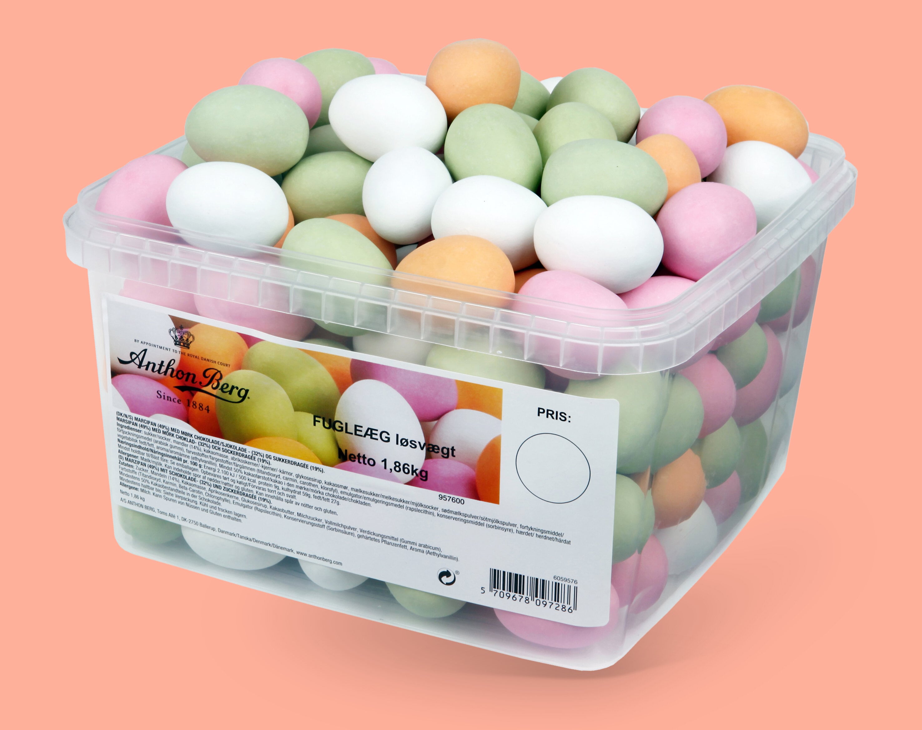 Anthon Berg Marsipanägg Lösgodis 1,8 kg