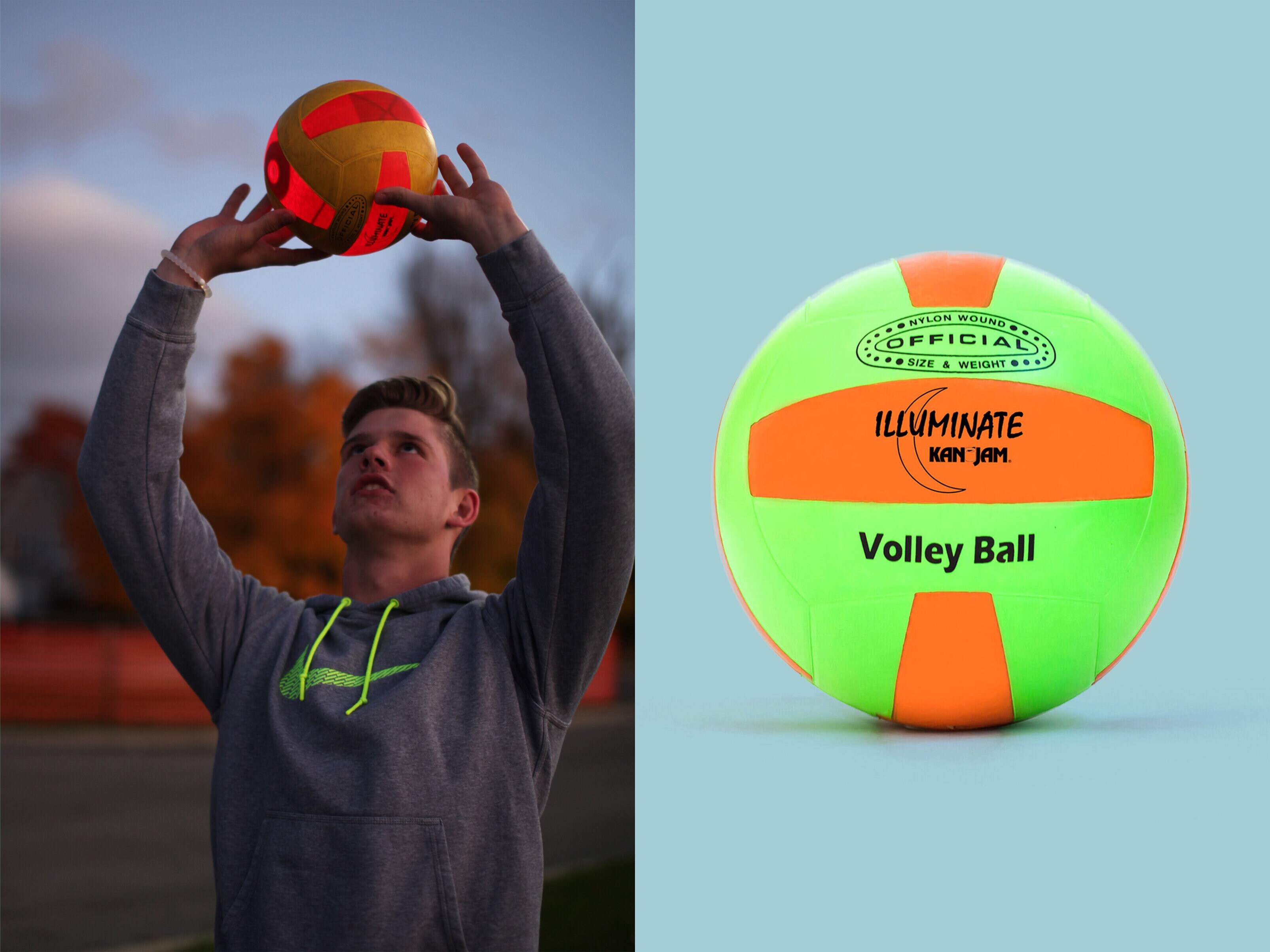 LED-volleyboll - KanJam Illuminate