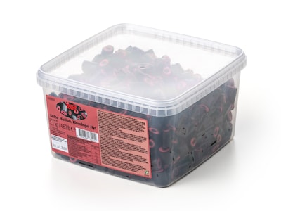 Salte Hindbær Bland-selv-slik i kasser 2,1 kg